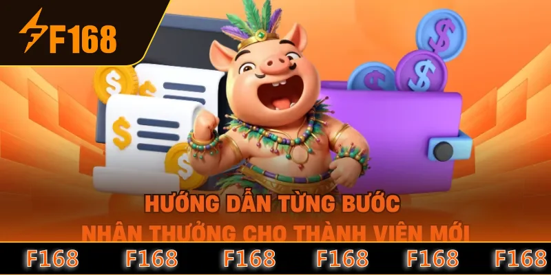 Tổng quan thưởng nạp lần đầu F168 cho thành viên mới